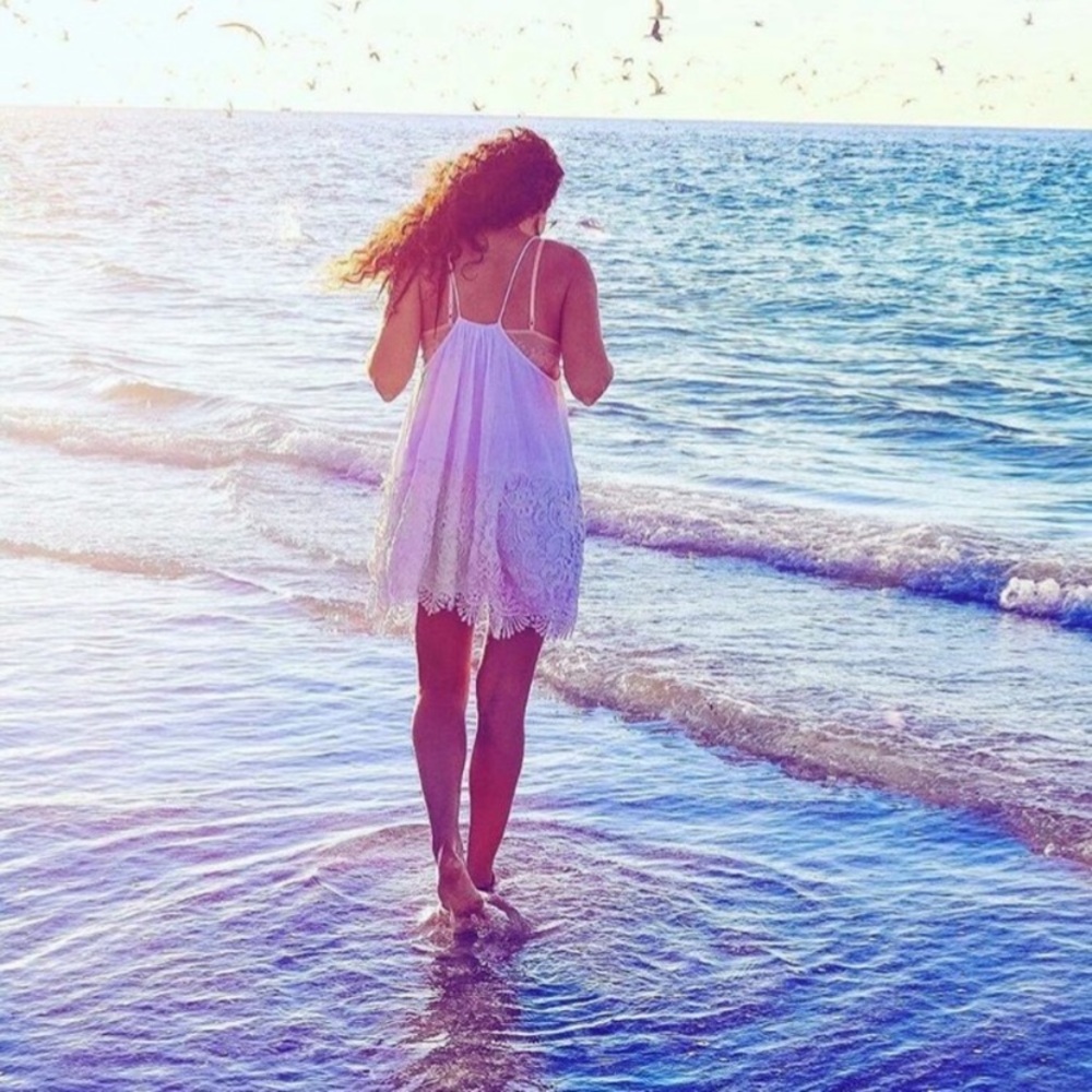 Beautiful lace Free People Dress